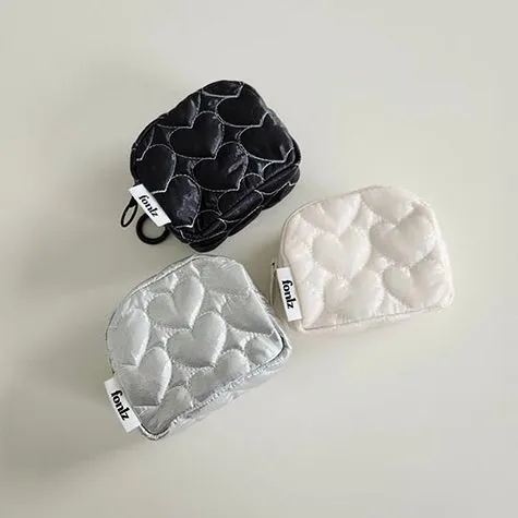 Heart moon keyring